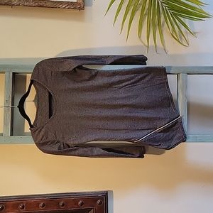 Charcoal long sleeve shirt